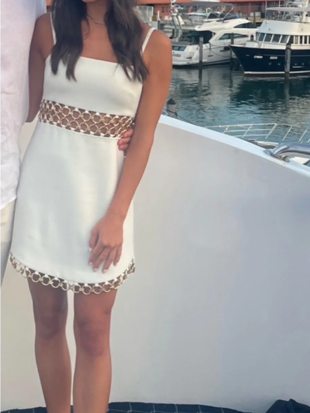 ALEXIS GAUDY DRESS IN IVORY SIZE XS - Picture 5 of 6